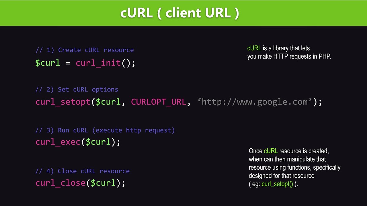 php curl