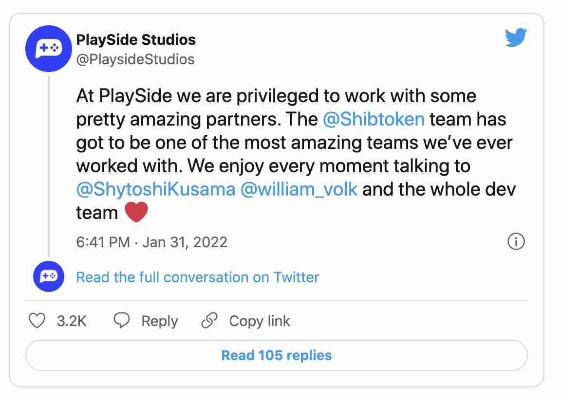 playside studio tweet