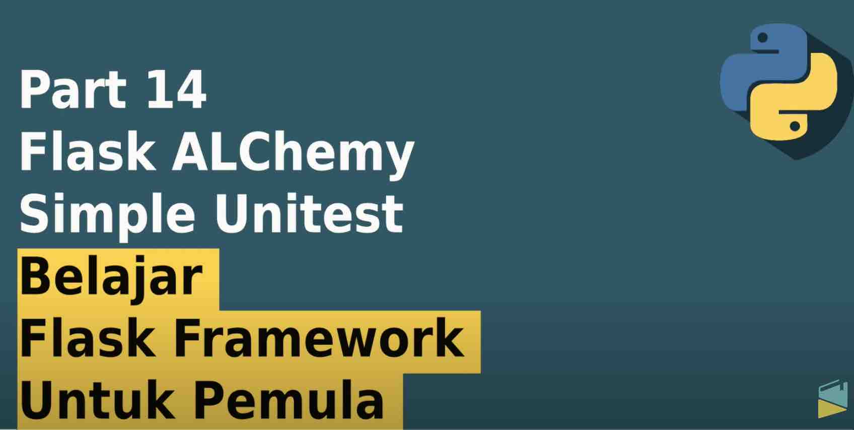 Flask Alchemy Simple Unitest - Flask Framework