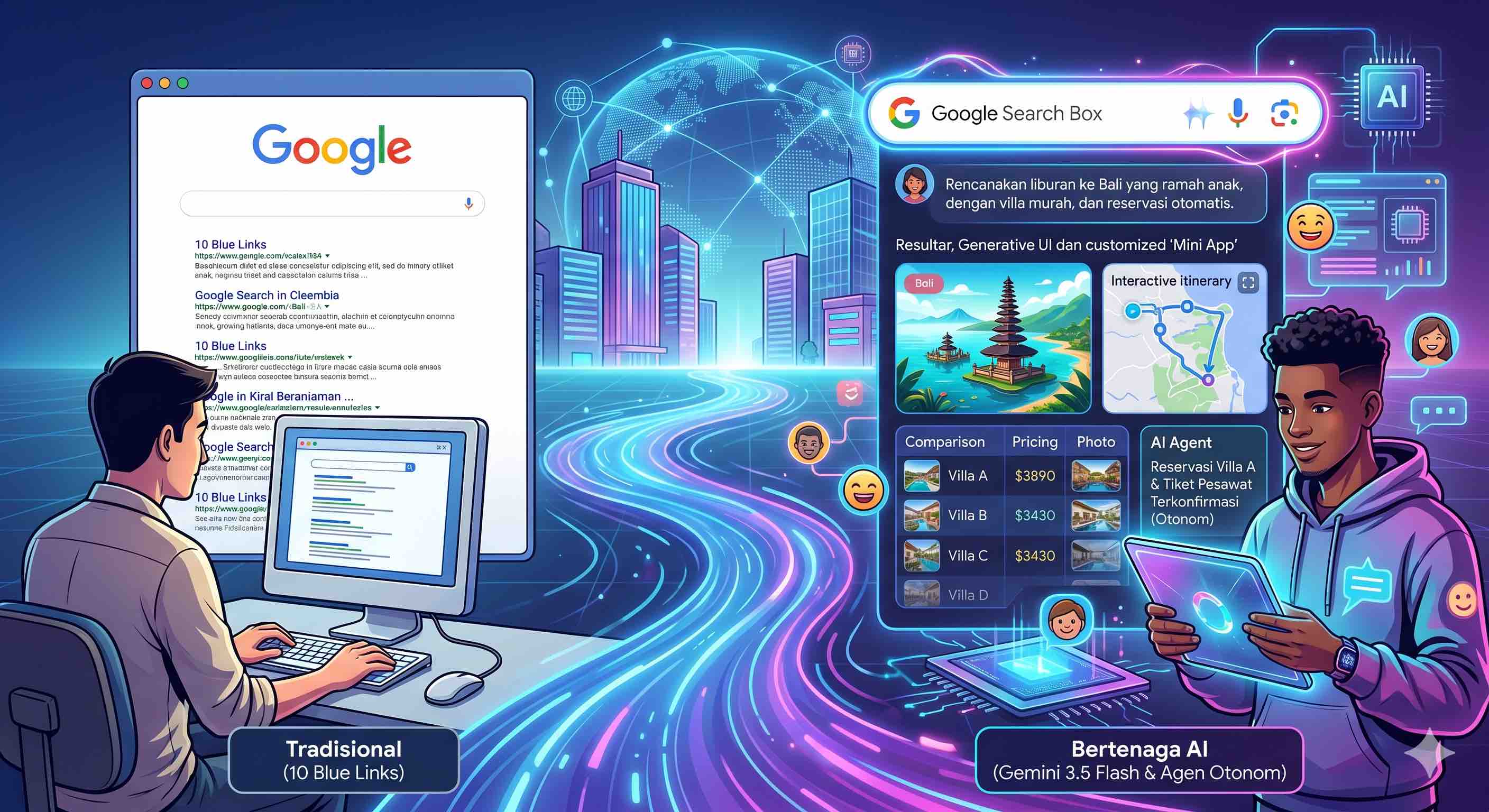 Google Search Kini Berubah Menjadi Asisten Pribadi Anda
